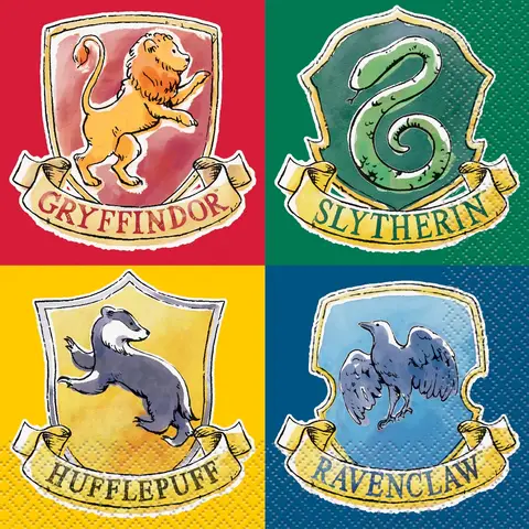 Unique Party Lunch Napkins, Harry Potter, 16 Pack