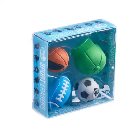 Tinc Set of 4 Sport Erasers