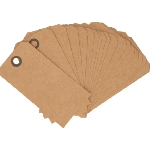 Plaque signalétique - Inscriptible - 7x4 cm - Lot de 20