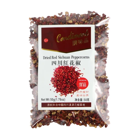 Taiyangmen Getrocknete rote Sichuan-Pfefferkörner 50 g
