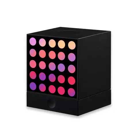 Yeelight Smart Cube Gaming Light Matrix with Rooted Base – RGB Ambient & Mood Lighting System for Desk, Room & Gaming Setup