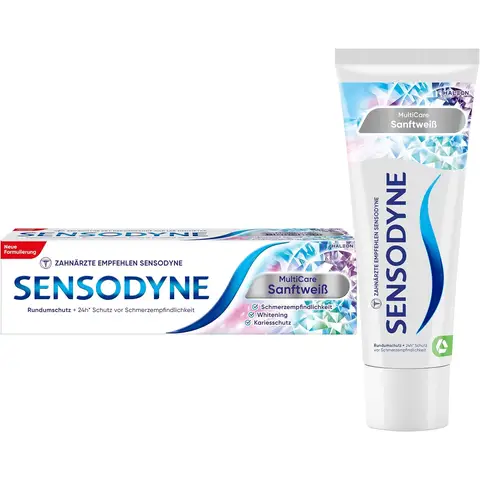 SENSODYNE MultiCare Sanftweiß Zahnpasta 75 ml