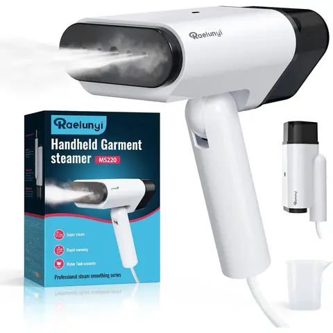 Rolipo Défroisseur vapeur pour vêtements à repasser, portable et pliable, idéal pour la maison, le voyage et le bureau, élimine rapidement les plis