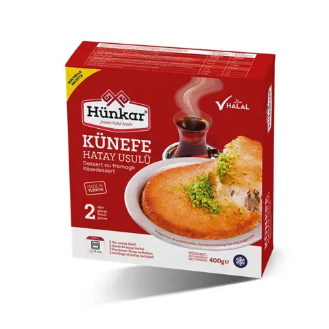 HÜNKAR Künefe Pâte filo croustillante effilée - 2 pièces / 400 g