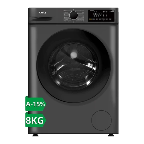 CHiQ JKW85883G 8 kg 1400 Spin Freestanding Washing Machine, Dark Graphite Grey, A Energy Rated