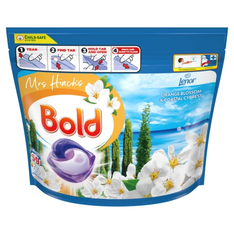 Bold PODS Washing Liquid Capsules, Vacay Vibes Edition, 59 Washes