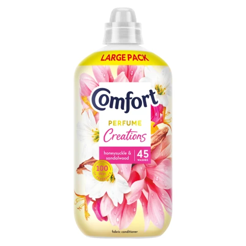 Comfort Perfume Creations Fabric Conditioner Honeysuckle & Sandalwood 45 washes (1.35 L) 