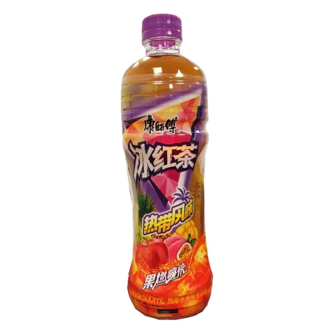 Master Kong iced tea drink (tropical flavour) 500ml 康师傅冰红茶 （热带）500ml