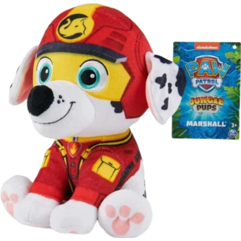 Paw Patrol - Jungle Basic Pluche Knuffel 20 cm - Marshall
