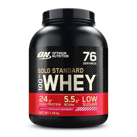 GOLD STANDARD 100% WHEY PROTEIN White Chocolate Raspberry 2.28 kg (71 Servings)