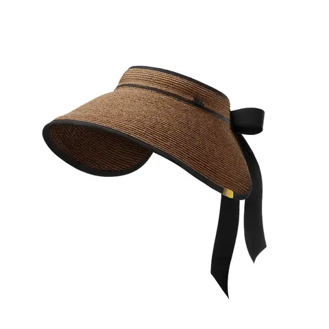 Beneunder UL558, Spring Roll-Up Straw Outdoor Sports Breathable Comfortable Hat Brown, Couple Gift Perfect Gift