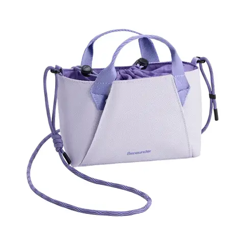 Beneunder LC699, Lightweight Expandable Mini Crossbody Bag, Lilac