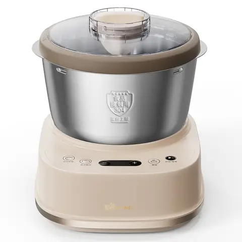 Bear Intelligent Dough Maker, Kneading and Resting the Dough is Labor-saving, 5L Family-Large Capacity Can Knead 2.5 Kilograms of Dough at a Time, Intelligent Automatic Dough Kneading