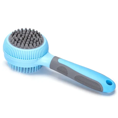 NOBLEZA Beidseitige Haustierbürste, Größe L, Länge 22 × Breite 8,2 × Höhe 4,7 cm