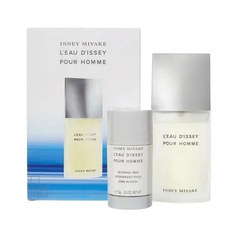 Issey Miyake L'Eau D'Issey Pour Homme Set 150ml (EDT 75ml + Deo Stick 75ml) for Men