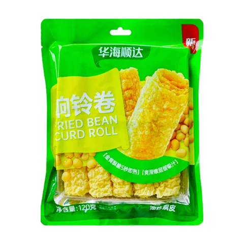 HUASEED Rouleau de tofu frit 120 g