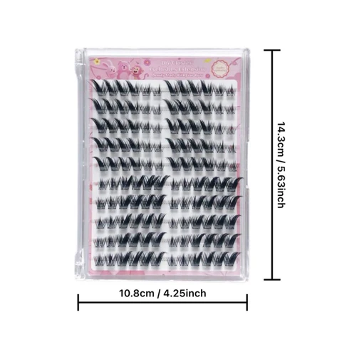 MeoMagic 10rows-120pcs Pre-glued Eyelash Extensions-WM26