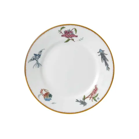 WEDGWOOD Kit Kemp Mythical Creatures Fein Bone China Salatteller mit 22K Goldbänderung, 20,3cm