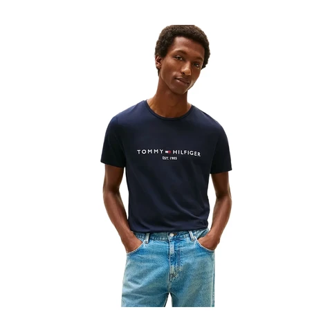 Tommy Hilfiger Tommy Core T-shirt à logo bleu capitaine - Taille XL