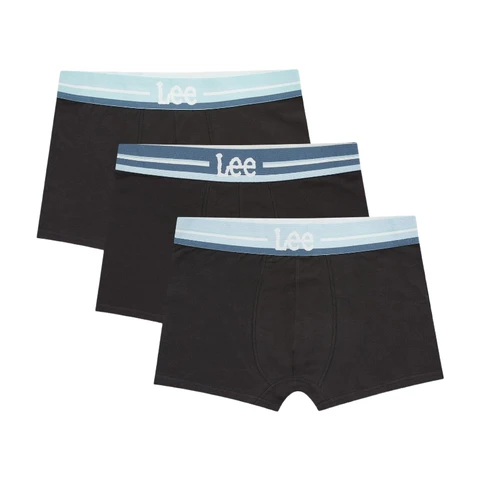 LEE TRUNKS Porter Zwart met Blues - L
