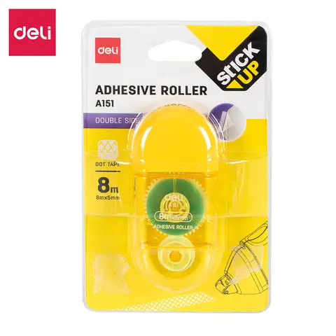 Deli Adhesive Roller, Arts & Crafts Tool, 8M, 4-Piece