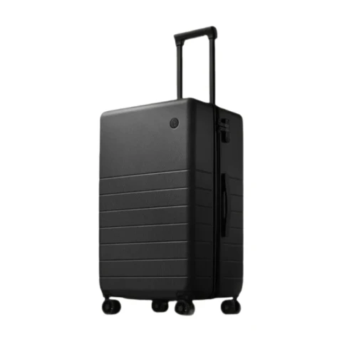 ochama x J.ZAO Gepäck 26 Zoll - Tiefes Staufach Großes Fassungsvermögen - Trolley-Koffer - Unisex - Schwarz