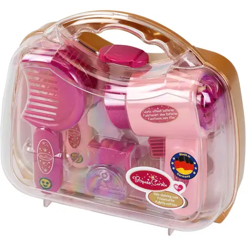 Theo Klein Hairdressing Case with Hairdryer and Styling Accessories