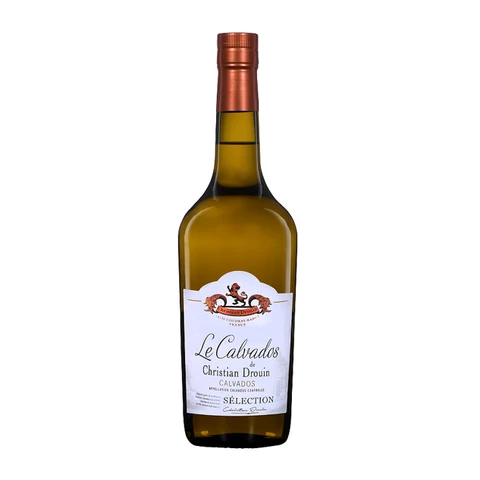 CHRISTIAN DROUIN - Le Calvados Sélection - Origine : France/Normandie - 40% Alcool - Notes de Pommes & d'Epices - A déguster pur, sur glace ou en cocktail gourmand - 70 cl