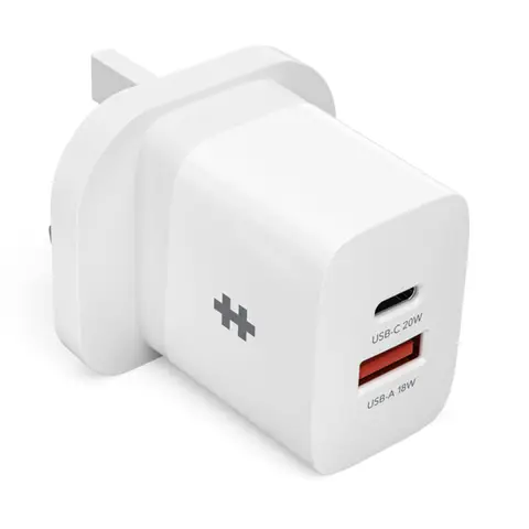Hyper® HyperJuice® 20W USB-C Charger (UK) - White