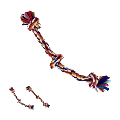 HAPPY PET Corde à nœuds, taille M - 33 cm