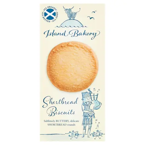 Island Bakery Organic Shortbread Biscuits 125g