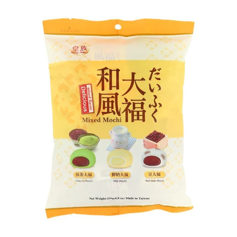 ROYAL FAMILY Japanese-Style Daifuku - Red Bean, Milk & Matcha 250g