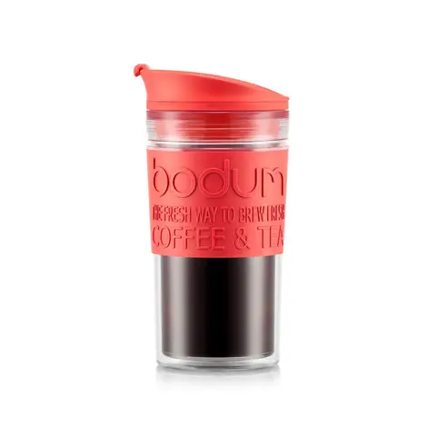 BODUM Reisebecher 350ml - Rot - Doppelwandsystem