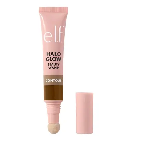 e.l.f. Halo Glow Contour Beauty Wand Medium/Tan 10 ml – Verblendbare flüssige Konturierstift mit Cushion-Tip-Applikator für ein strahlendes Finish