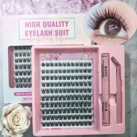 MeoMagic 10rows-120pcs Classic Eyelash Extensions(Requires Glue)-WM7