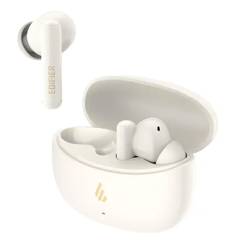 EDIFIER X5 Pro True Wireless Bluetooth 5.3 In-Ear-Kopfhörer mit aktiver Geräuschunterdrückung, KI-gestützte Anrufe, Schnellladefunktion, Gaming-Modus, App-Anpassung, IP55 wasserdicht – Elfenbein