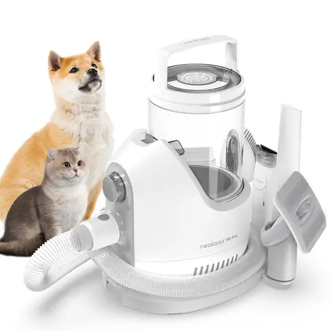 NEAKASA P2 Pro Pet Grooming Kit with Vacuum – White