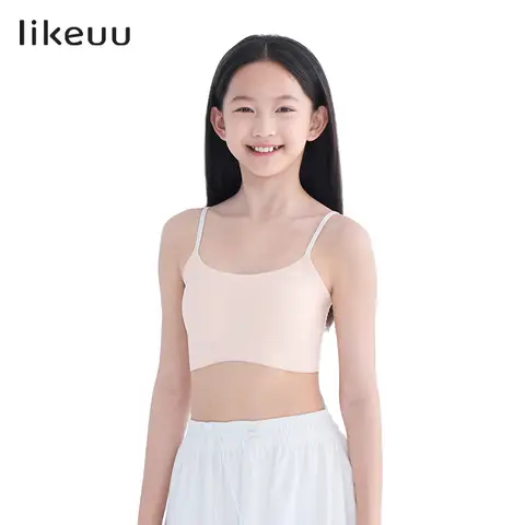 likeuu Cool Breeze Thin-Strap Bra Light Dogwood Pink