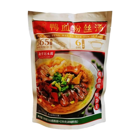 GUANSHENGYUAN INSTANT SWEET POTATO VERMICELLI DUCK BLOOD FLAVOUR 299G
