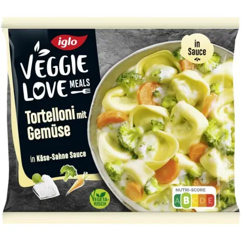 Iglo Veggie Love Gerichte Tortelloni Ricotta und Spinat 450 g