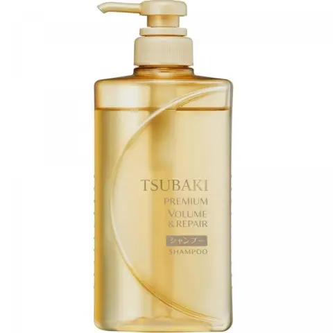 Shiseido Tsubaki Tsubaki Golden Silk Radiance Pflegendes Haarpflege-Shampoo, 490 ml
