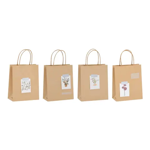 Mikirei Gift Bags Occasional Kraft Assorted Medium 8pcs