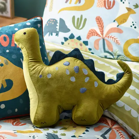 little furn Cushion Dino Green