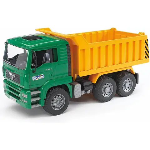 Bruder 02765 - Man TGA Tipper Truck - 1:16 Scale Truck Construction Vehicle Construction Site