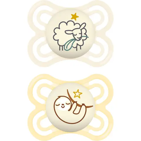 MAM Night 0-6 mth Soother x 2 Unisex