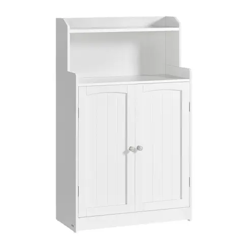 VASAGLE Bathroom Cabinet, Cloud White