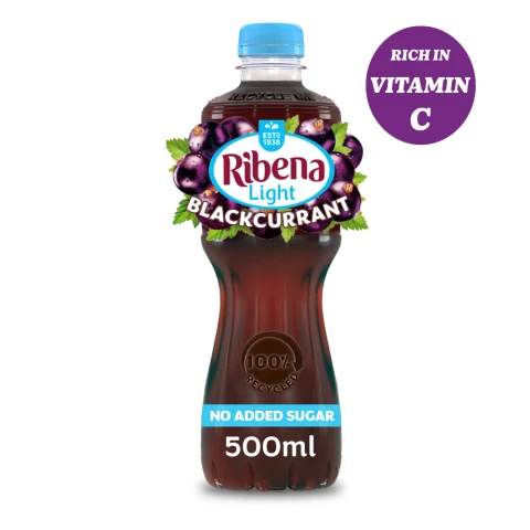 Ribena Blk Really Light 500ml