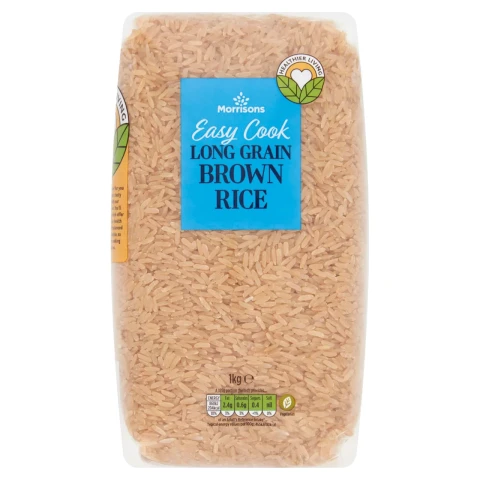 Morrisons Brown Long Grain Rice 1kg