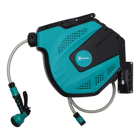 Durhand Wall Mounted Auto Rewind Hose Reel 15m