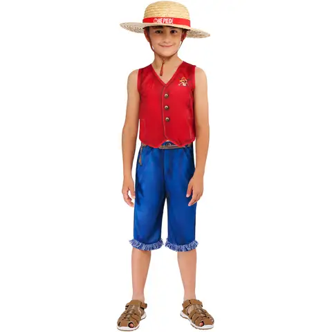 One Piece Monkey D.Luffy Dress Up Costume 7-8 Years